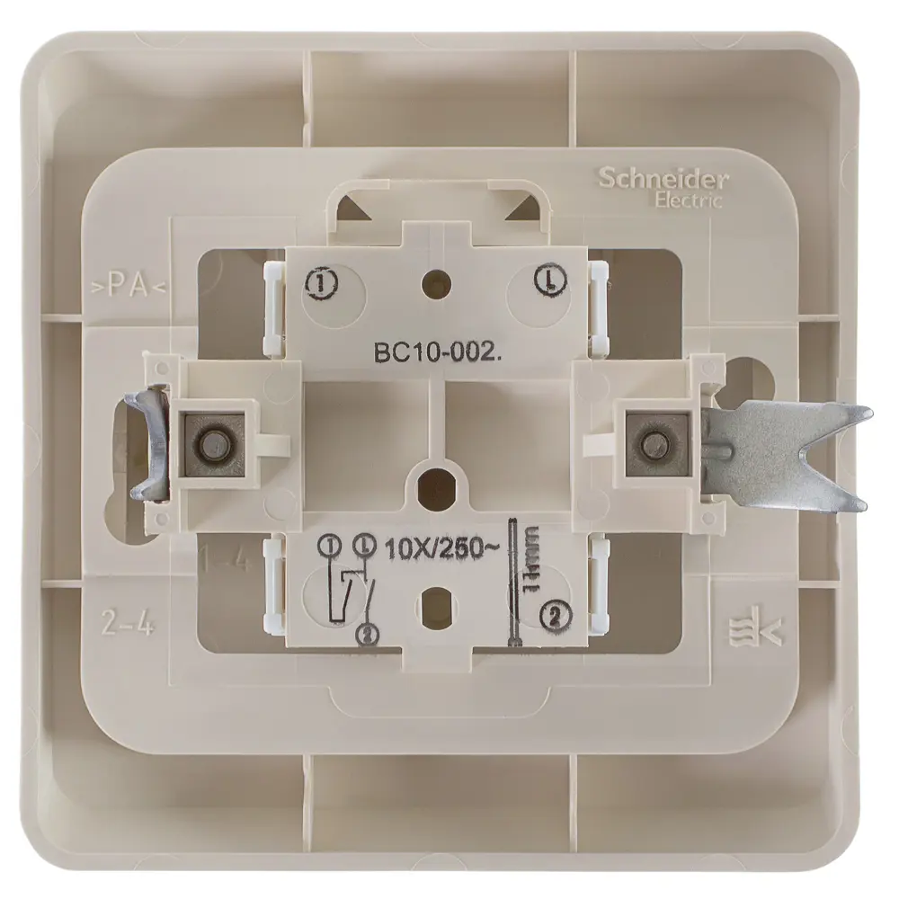 Выключатель SYSTEME ELECTRIC Этюд: двойное управление светом в кремовом исполнении 11401053 STLM-0001223 - Вид №2