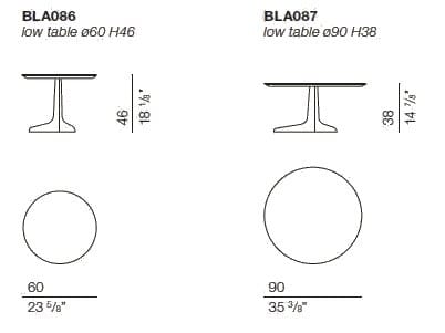 Мраморный журнальный столик BODEMA Blake ARCH-00144257 - Вид №2