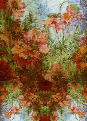 01555 Декупажная карта 30.8 x 44 см "Утренние маки" Чип-Арт 