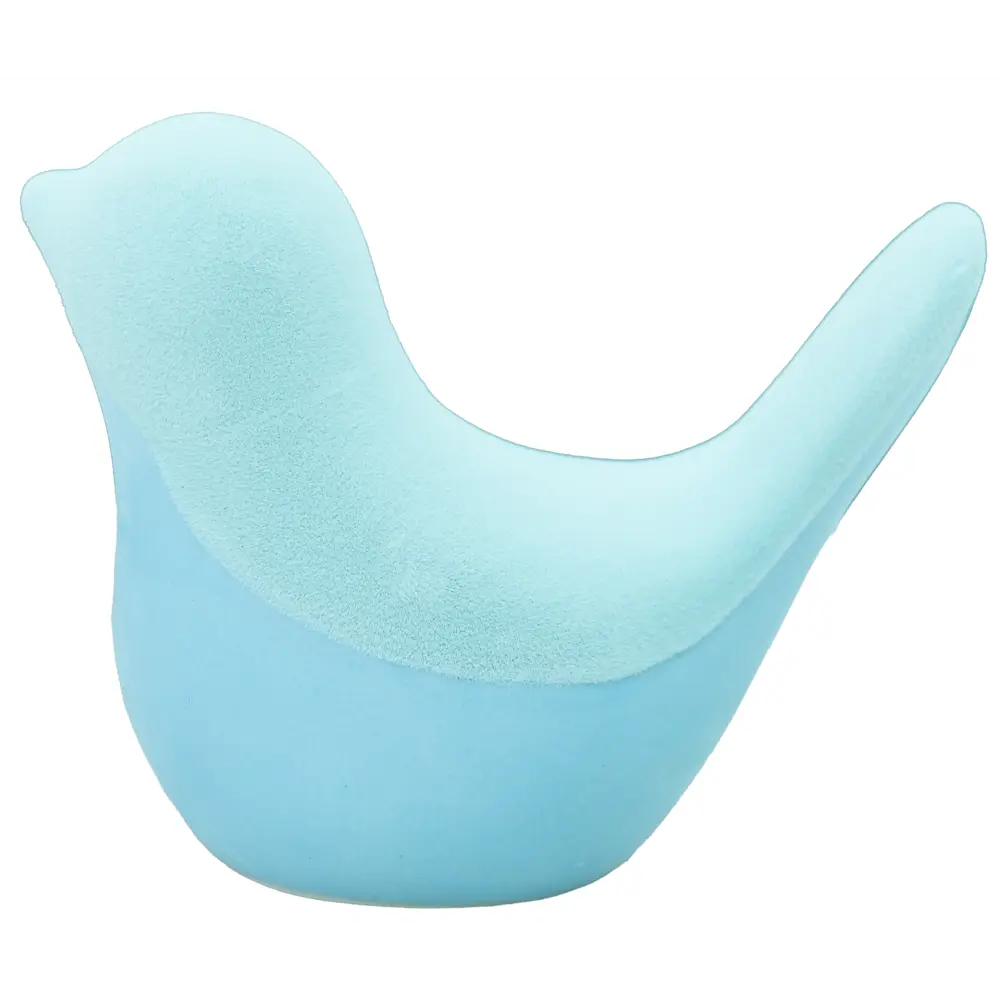 Декоративная фигура Птичка из керамики Santreyd голубого цвета 89348042 STLM-0834320