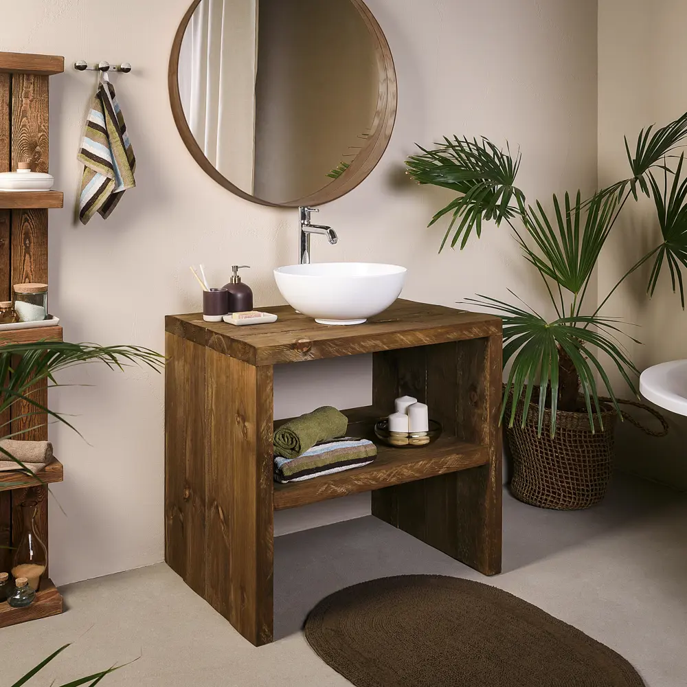 Дозатор для жидкого мыла Moroshka Naturel цвет коричневый/бежевый STLM-2210919 - Вид №7