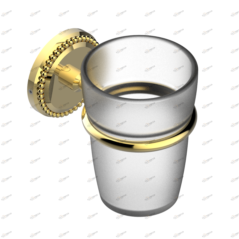 G24-536 Стакан настенный для зубных щёток Thg-paris Amour de Trianon Золото G24-536 CAT.F