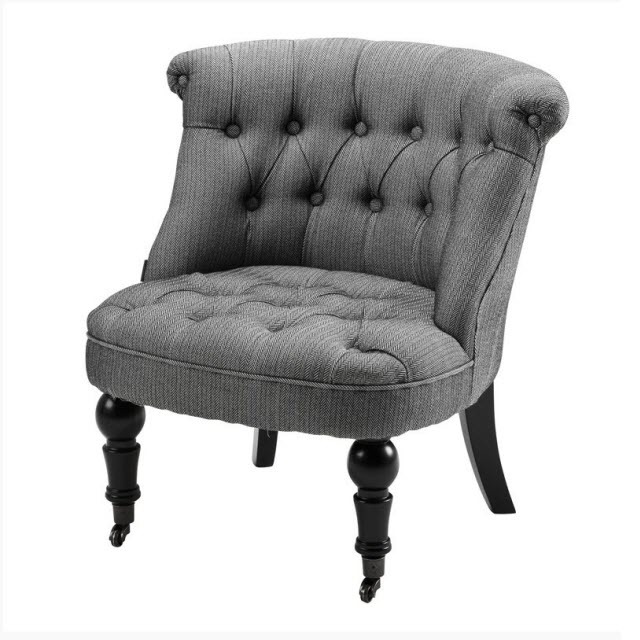 Стул Camden от Eichholtz Серый EICHHOLTZ ДИЗАЙНЕРСКИЕ, EICHHOLTZ 062222 Серый  - Вид №3