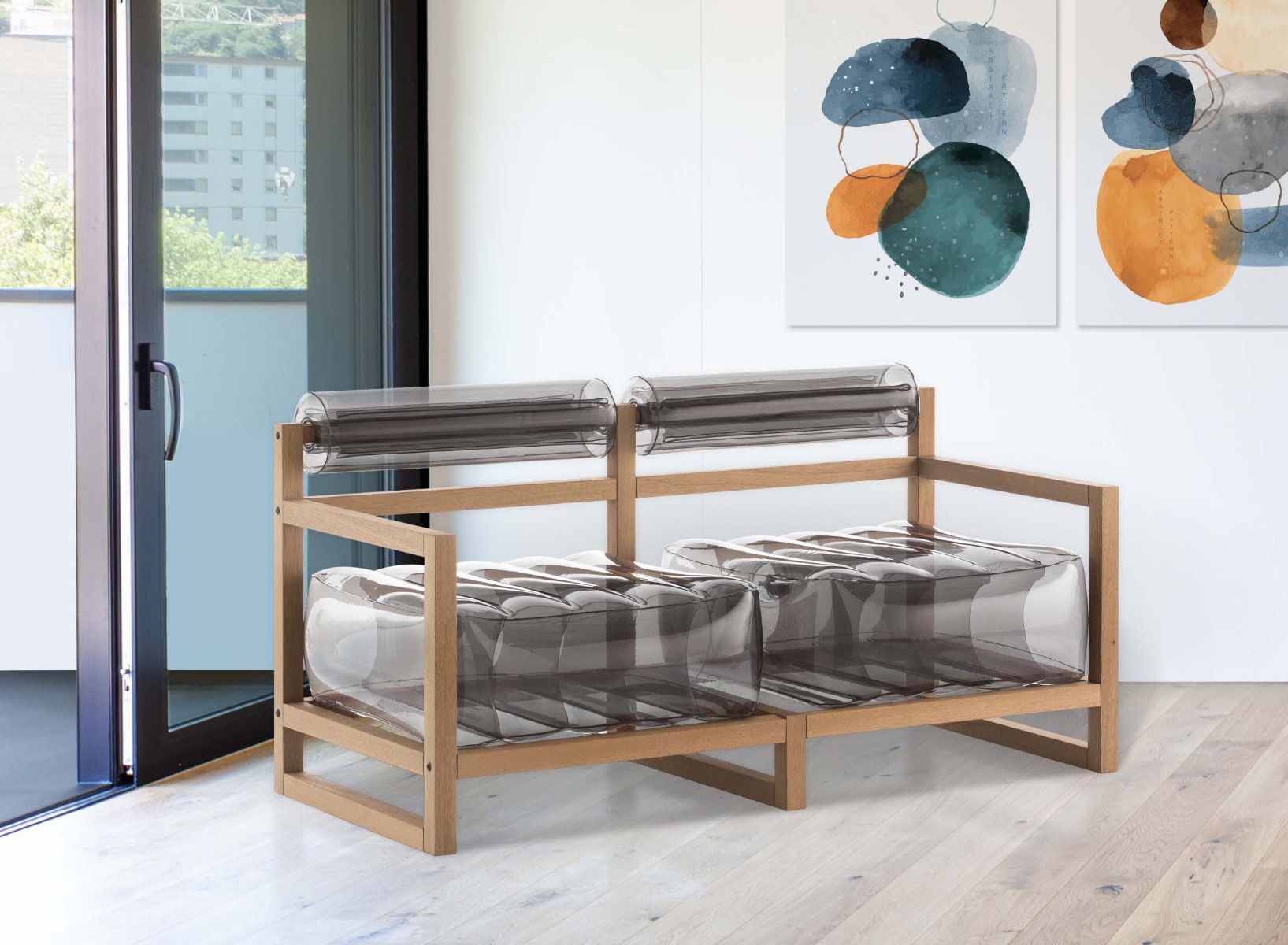 MOJOW Диван YOKO WOOD Crystal Черный CYKCB04NC - Вид №2