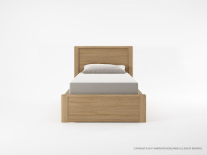 438_859 Кровать односпальная (размер матраса 90х200) Karpenter Circa17