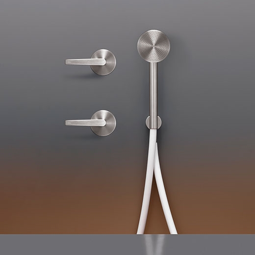 Настенный 2 прогрессивные смесители, установленные для ванной / душем с круглым ручным душем диаметр 65 мм  FLG22Y CEADESIGN  - Вид №1