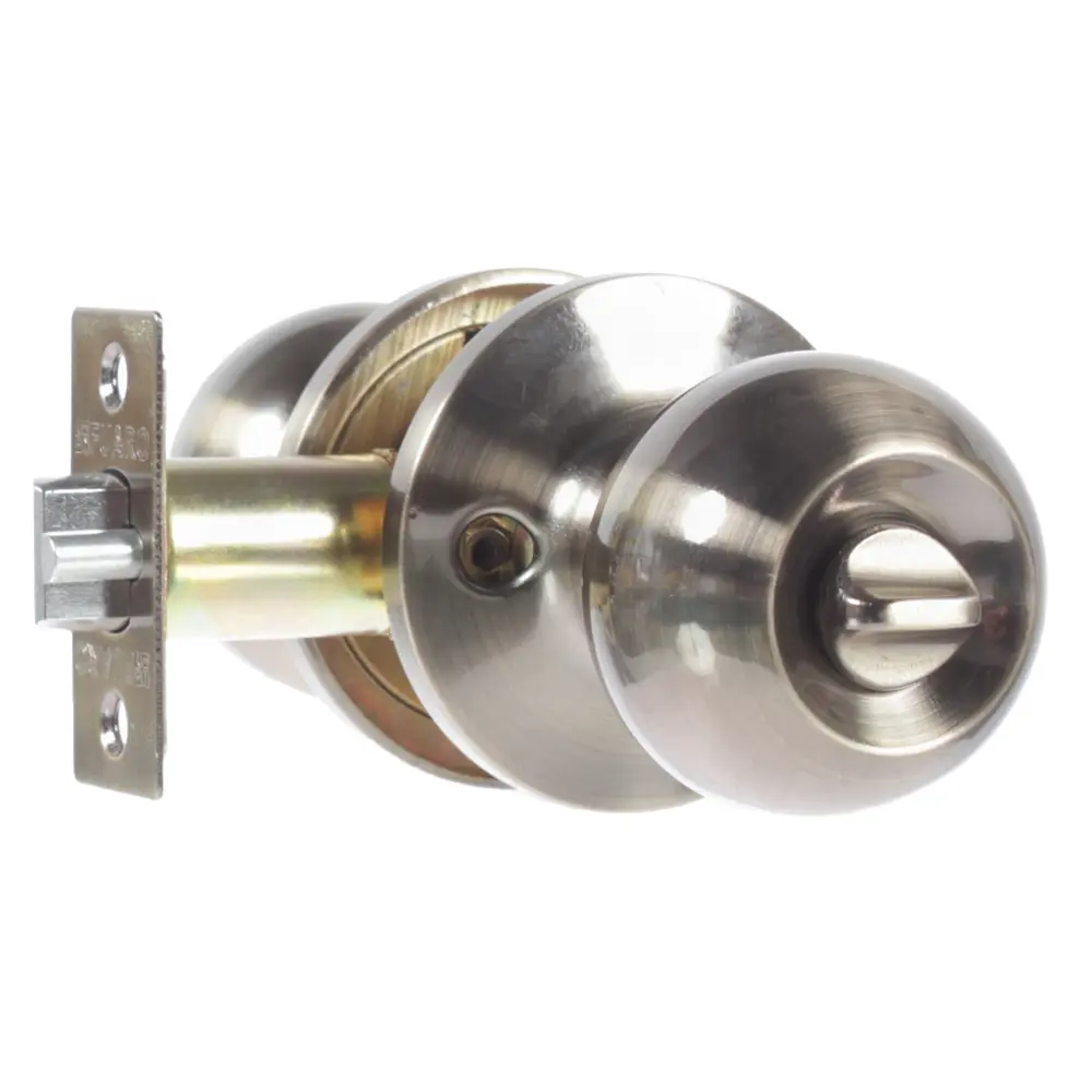 Ручка-защелка 672/BL AB-E, с фиксатором, цвет бронза FUARO STLM-2195665