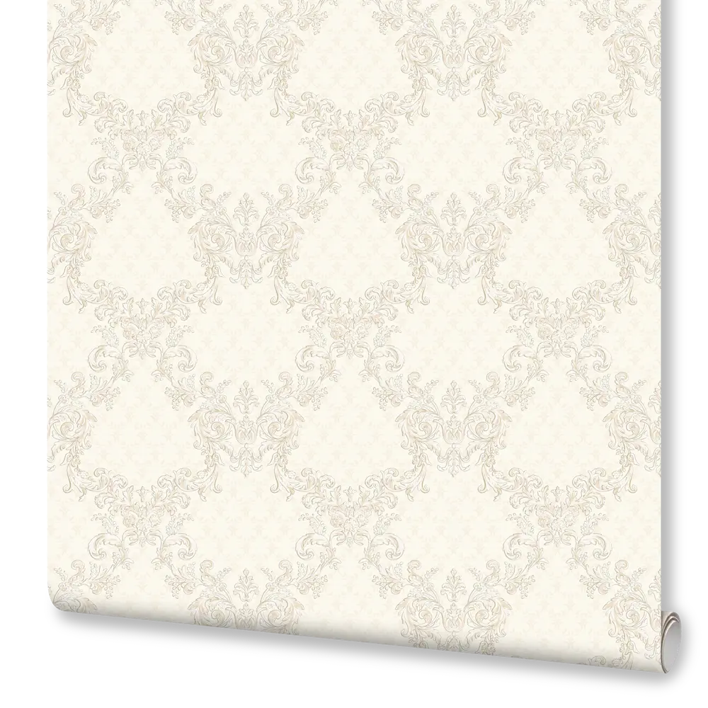 Обои флизелиновые Euro Decor Франсуаза белые 1.06 м 7023-00 82377757 STLM-2100672