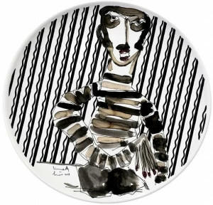 Kiasmo Керамическая тарелка Portrait K+mp6