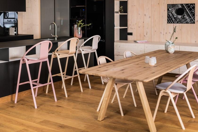 TON Высокий табурет со встроенной подушкой Again 313 006 - Вид №4