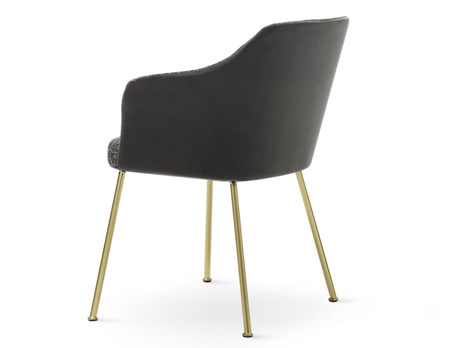 Мягкий тканевый стул с подлокотниками Saba Italia ARCH-00029731 - Вид №5