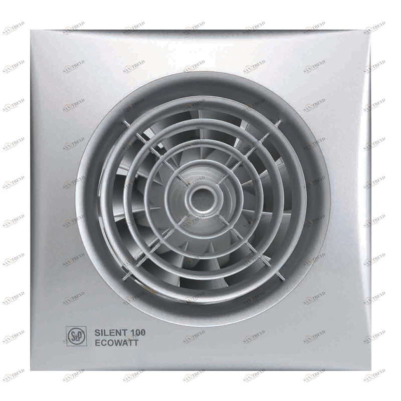 Накладной вентилятор Soler Palau SILENT-100 CRZ SILVER ECOWATT 5210613800