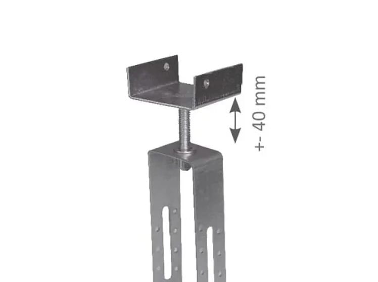 Универсальный кронштейн для крепления конька для деревянных или бетонных опор ONDULINE ITALIA STAFFA PORTALISTELLO VARIO ARCH-00040633