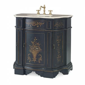 Тумбочка, средняя (от 34 до 36,5) 10408-110-301 Floral Ebony Sink Chest  Ambella