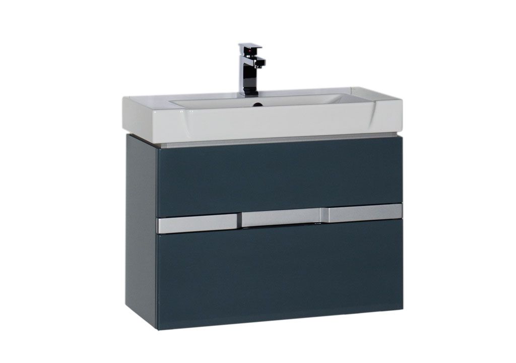 Тумба с раковиной Aquanet Виго 80 сине-серый 0018336400170591 - Вид №1