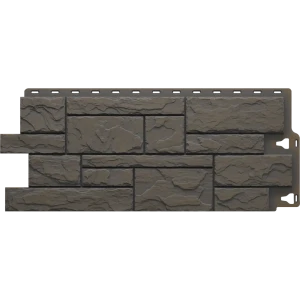 Фасадная панель Docke Камень крупный 930x406 мм тёмно-коричневый 0.38 м²