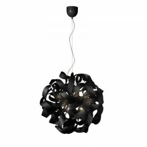 Подвесная светодиодная люстра Lucide Atoma 13408/48/30 черная LUCIDE ДИЗАЙНЕРСКИЕ, ATOMA, ШАР 279893 Черный