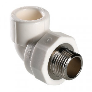 VTp.753.0.02505 Фитинг полипропиленовый – угольник с переходом на наружную резьбу Valtec 25 мм х 3/4"