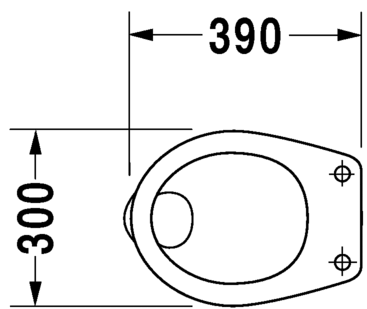 0106090000 Приставной унитаз напольный Белый Duravit Duraplus Германия - Вид №1