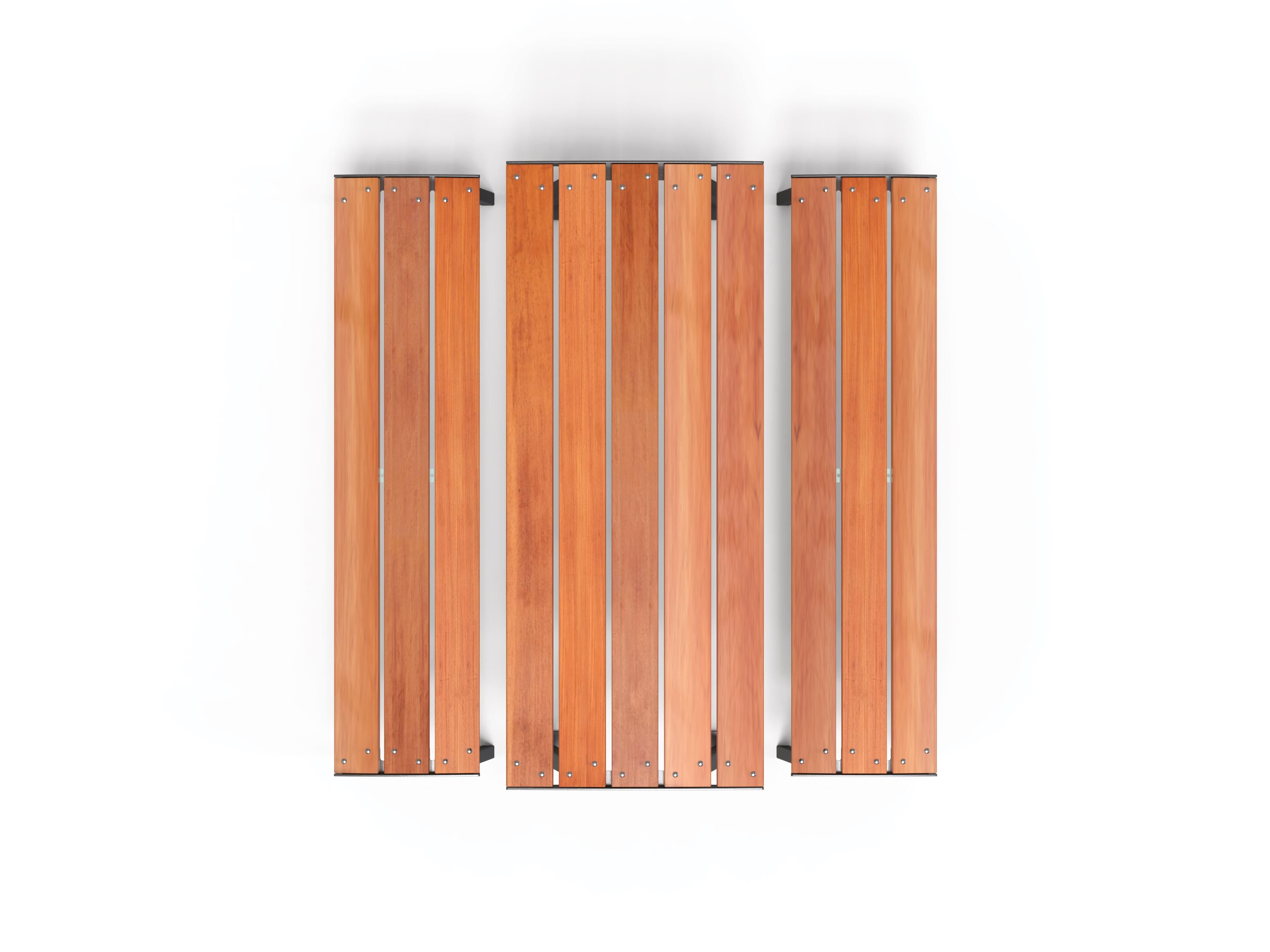 Прямоугольный стол для пикника из стали и дерева City Design Noale ARCH-00147009 - Вид №1