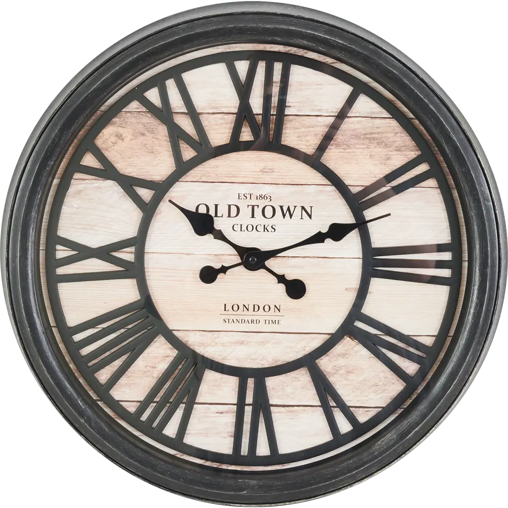 Часы настенные Atmosphera Retro Factory 167076 пластик, цвет коричневый 83877091 STLM-2036818 - Вид №1