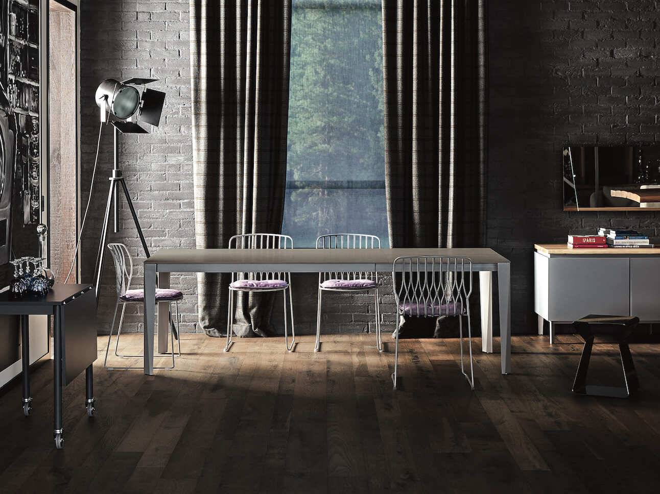 Обеденный стол из нержавеющей стали и SuperMarmo Bontempi Casa CHEF ARCH-00142343 - Вид №5