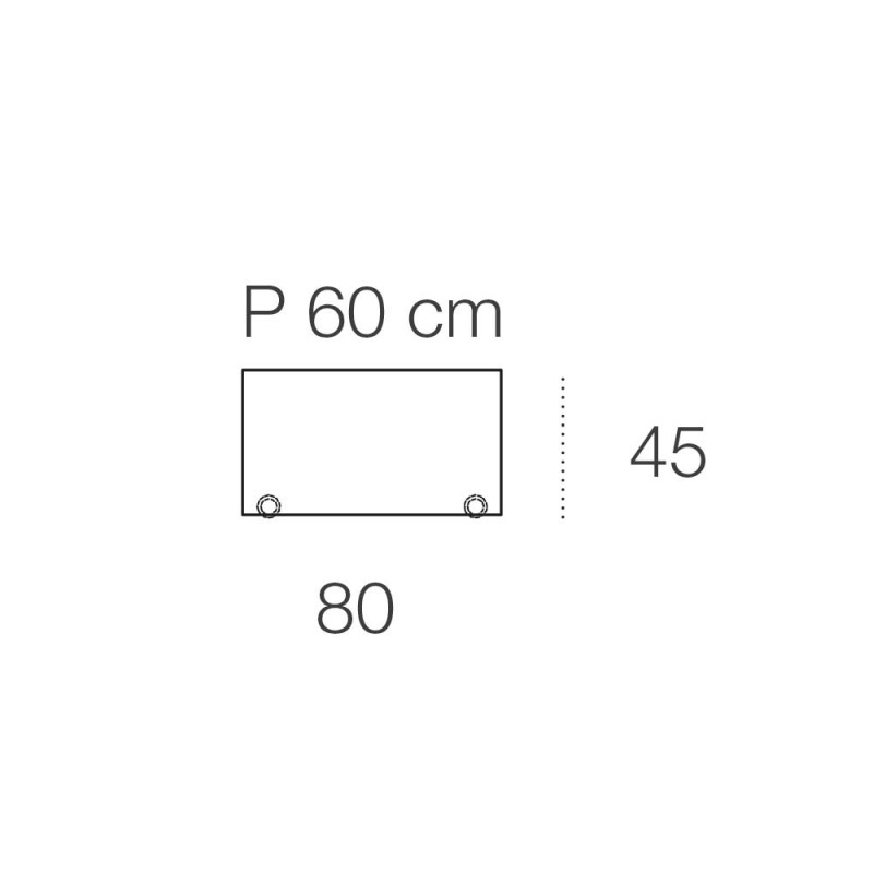 UB60/45X200 Прикроватные тумбочки Убик Adriani e Rossi  - Вид №3
