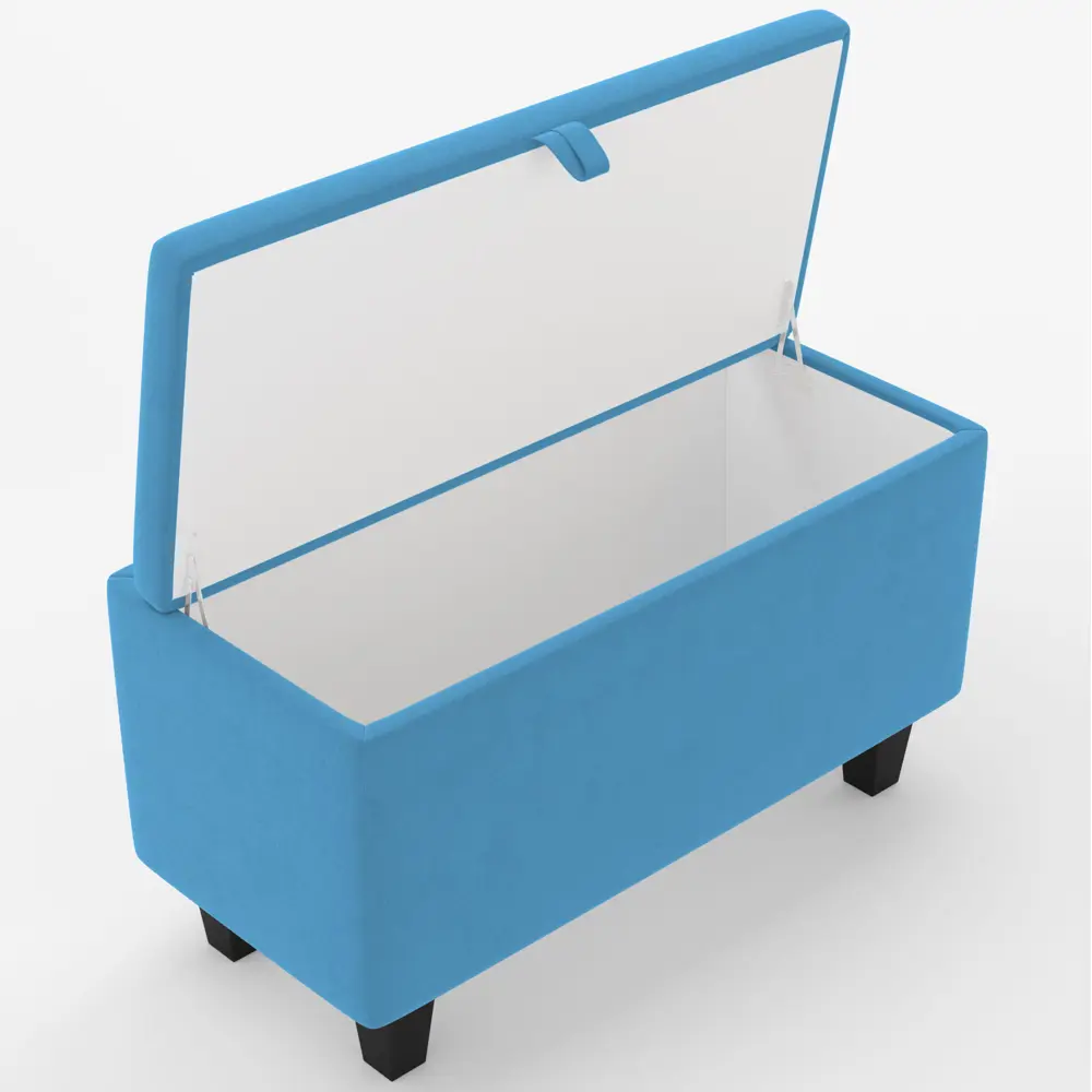 Банкетка полиэстер Seasons Типо Camaro 21 бирюзовый 79x46 см STLM-2032549 - Вид №1