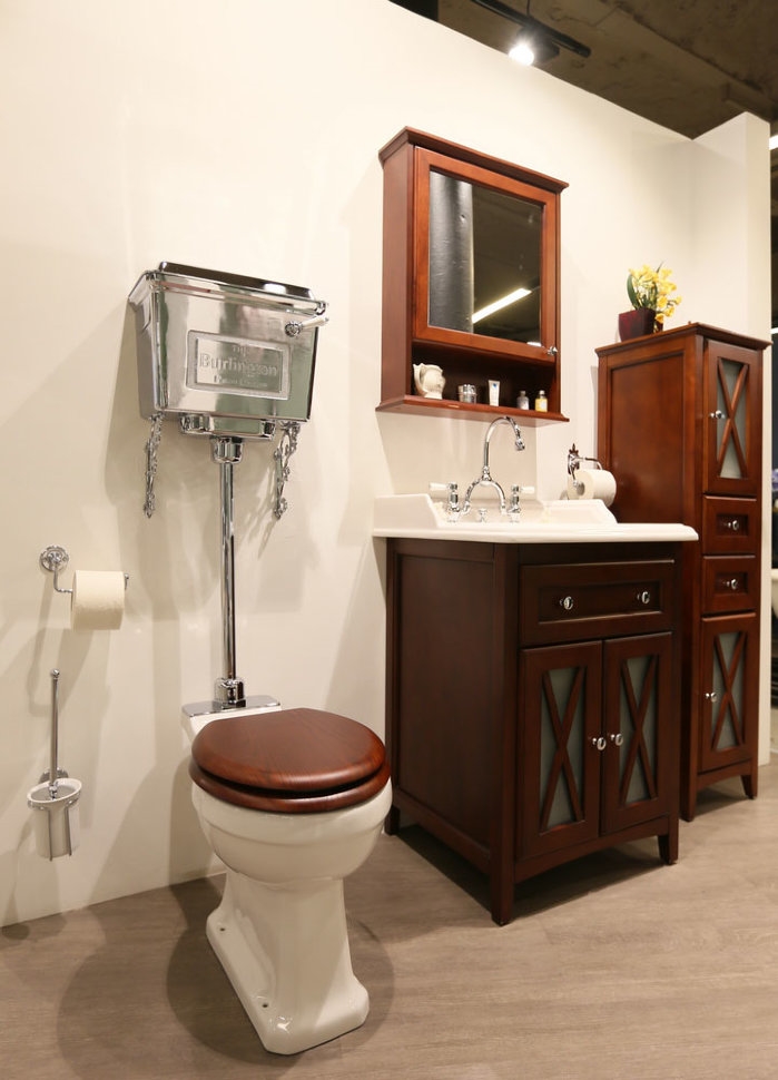 T71 CHR, T33 CHR, P5 Компакт унитаз с бачком Белый Burlington  Англия  - Вид №2