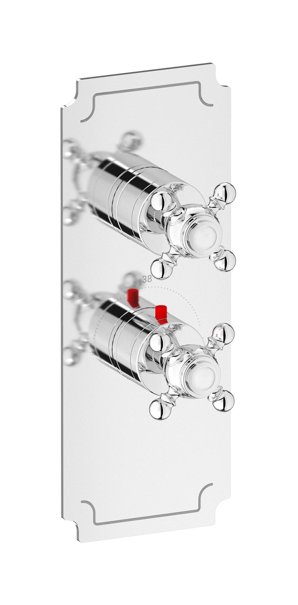 Термостатический смеситель для душа с 2 отверстиями IB Aqua ARCH-00141472 - Вид №1