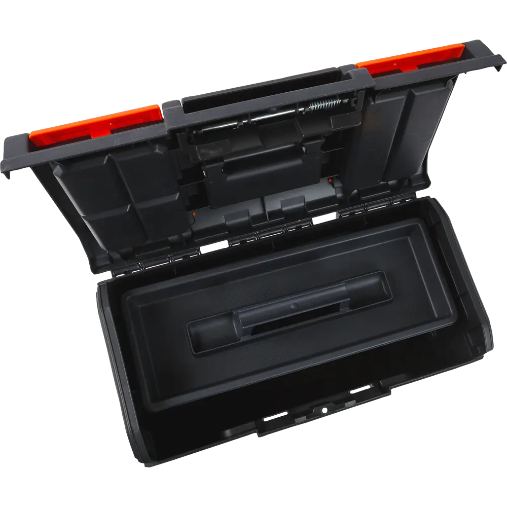 Ящик для инструмента Boombox 19, 270х240х480 мм, пластик, цвет чёрный/оранжевый 82136808 STLM-2027468 Blocker  - Вид №4