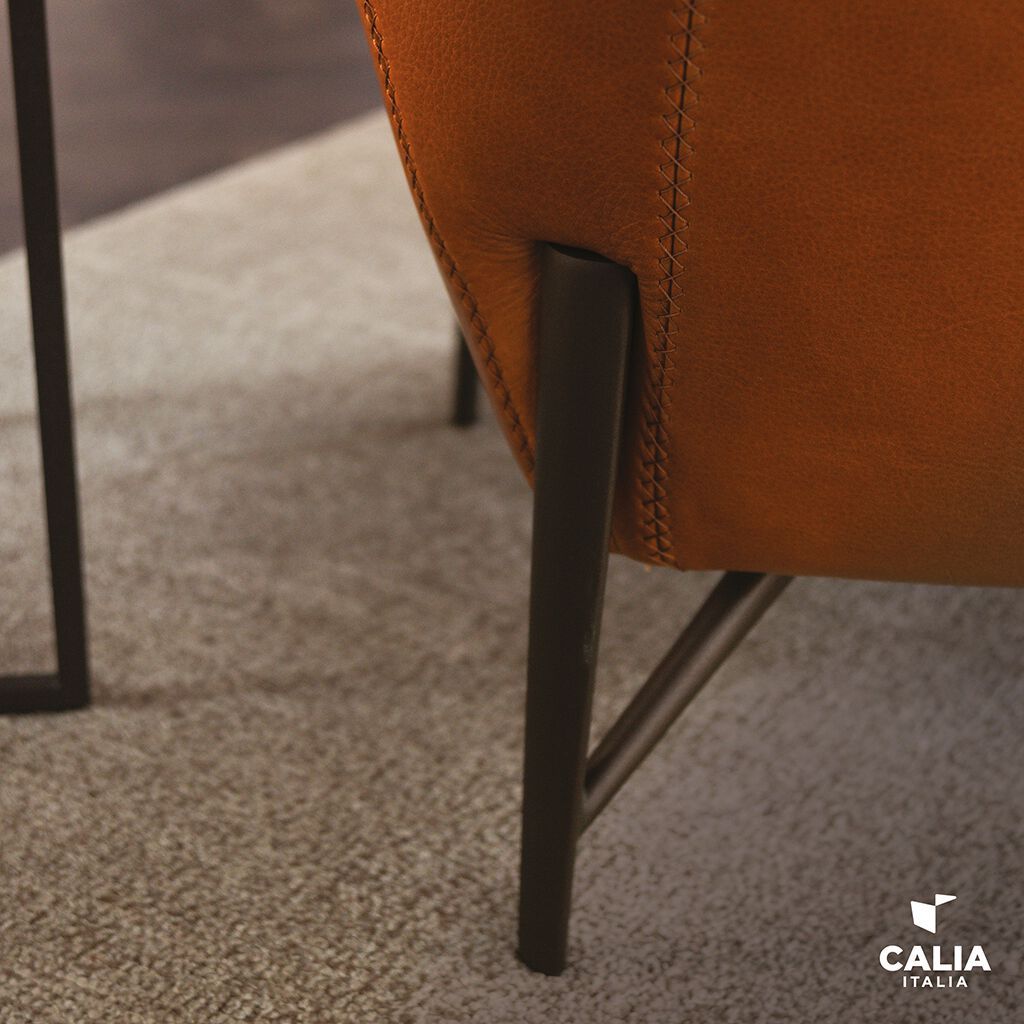 Кожаное кресло с подлокотниками Calia Italia Superior ARCH-00023584 - Вид №6