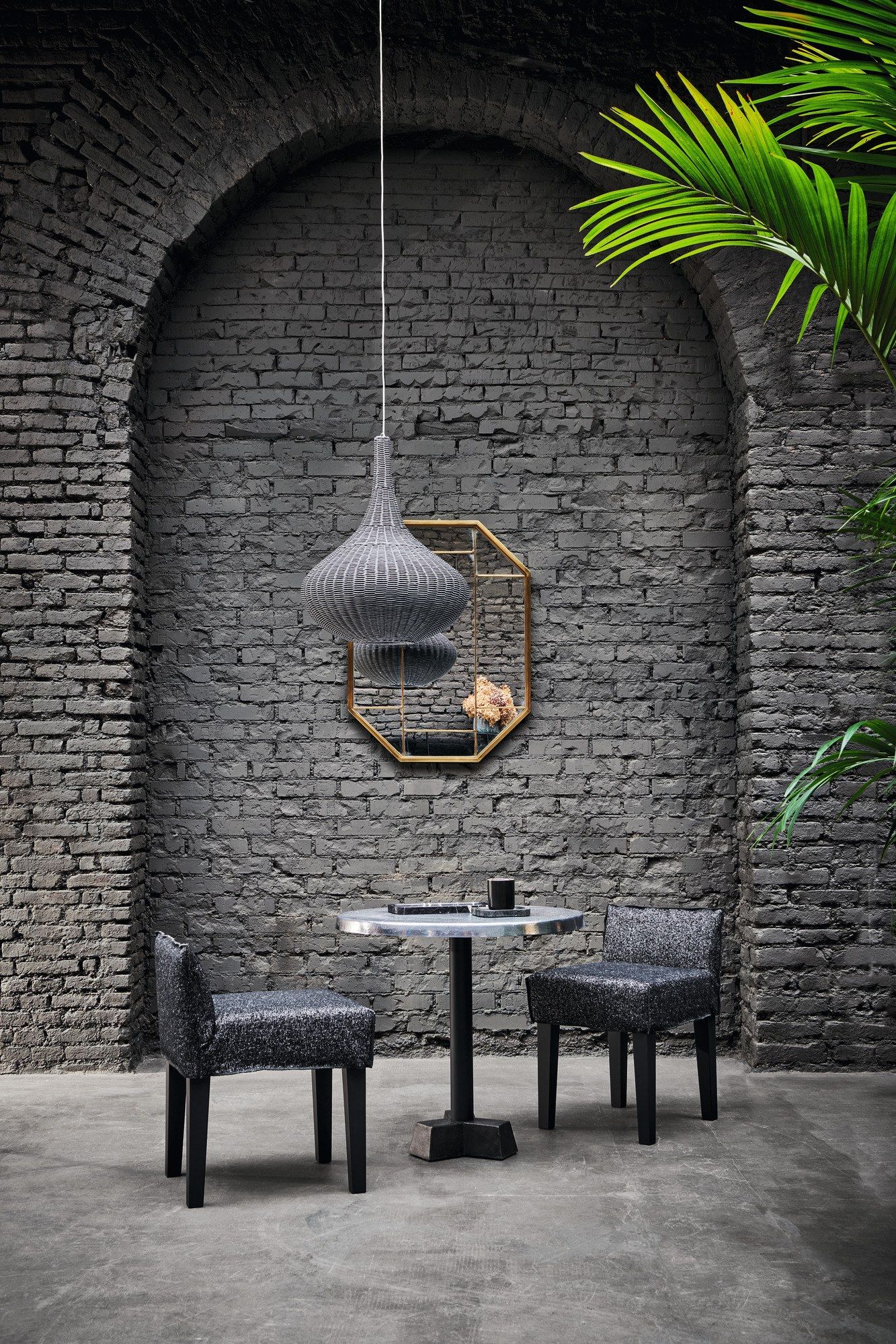 Круглый чугунный журнальный столик Gervasoni латунь ARCH-00082307 - Вид №13