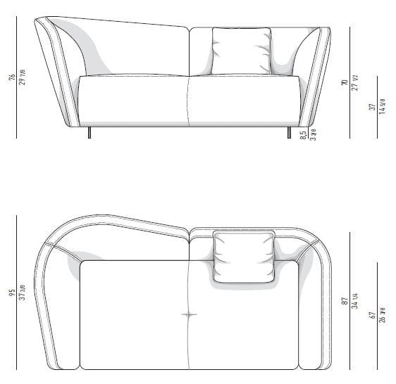 Кожаный диван Minotti LOUNGE SEYMOUR ARCH-00074718 - Вид №12