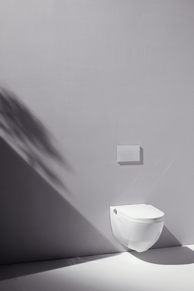 H8206917160001 Подвесной безободковый унитаз-биде с пультом дистанционного управления, с сиденьем и крышкой LAUFEN PRO - Вид №17