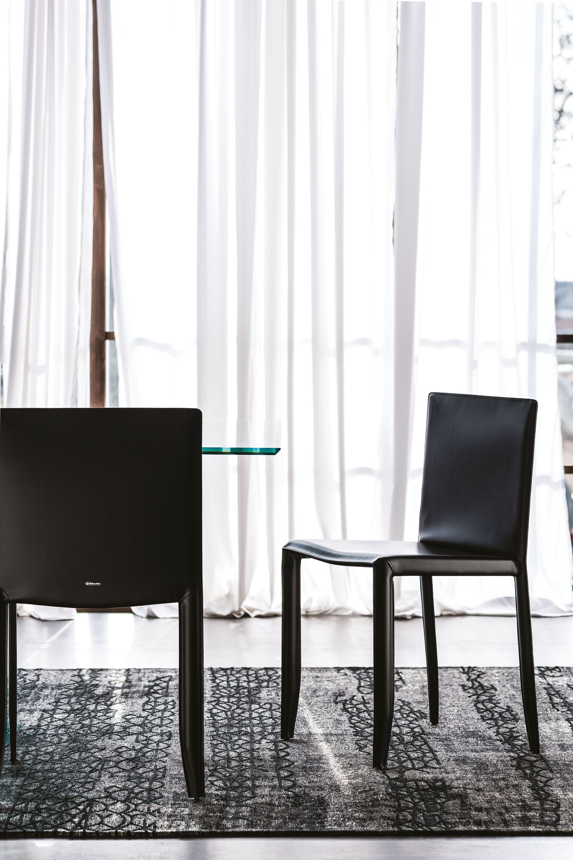 Кожаный стул Cattelan italia перо ARCH-00018396 - Вид №2