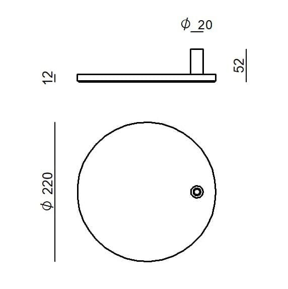 Алюминиевая настольная лампа с гибким кронштейном In Stock Stilnovo ARCH-00086675 - Вид №4