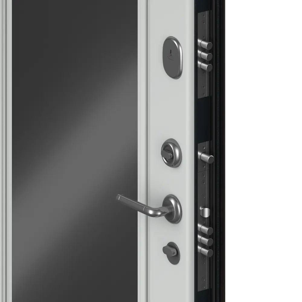 Дверь входная металлическая Премиум New 98x205 см правая белый с зеркалом 88947324 STLM-2141398 DOORHAN  - Вид №4
