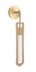 Металлический светодиодный настенный светильник