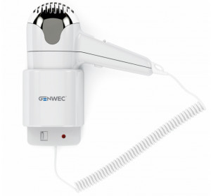 GW02 08 01 03 Genwec Ионный фен "BISE" черный 1800W нержавеющая сталь 304 матовый черный