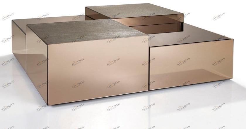 Sicis Журнальный столик в бронзовом зеркале или дымчатое зеркало Home sun-id-1395248