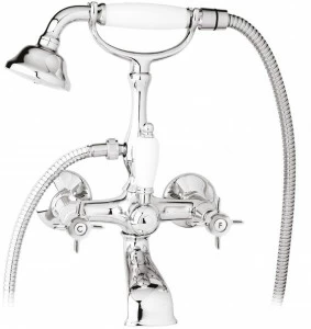 Смеситель для ванны с ручным душем, шлангом 150 см CEZARES LORD-VD-01-Bi