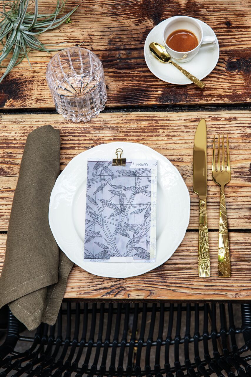 Чайная ложка из нержавеющей стали Sambonet джунгли ARCH-00124971 - Вид №2