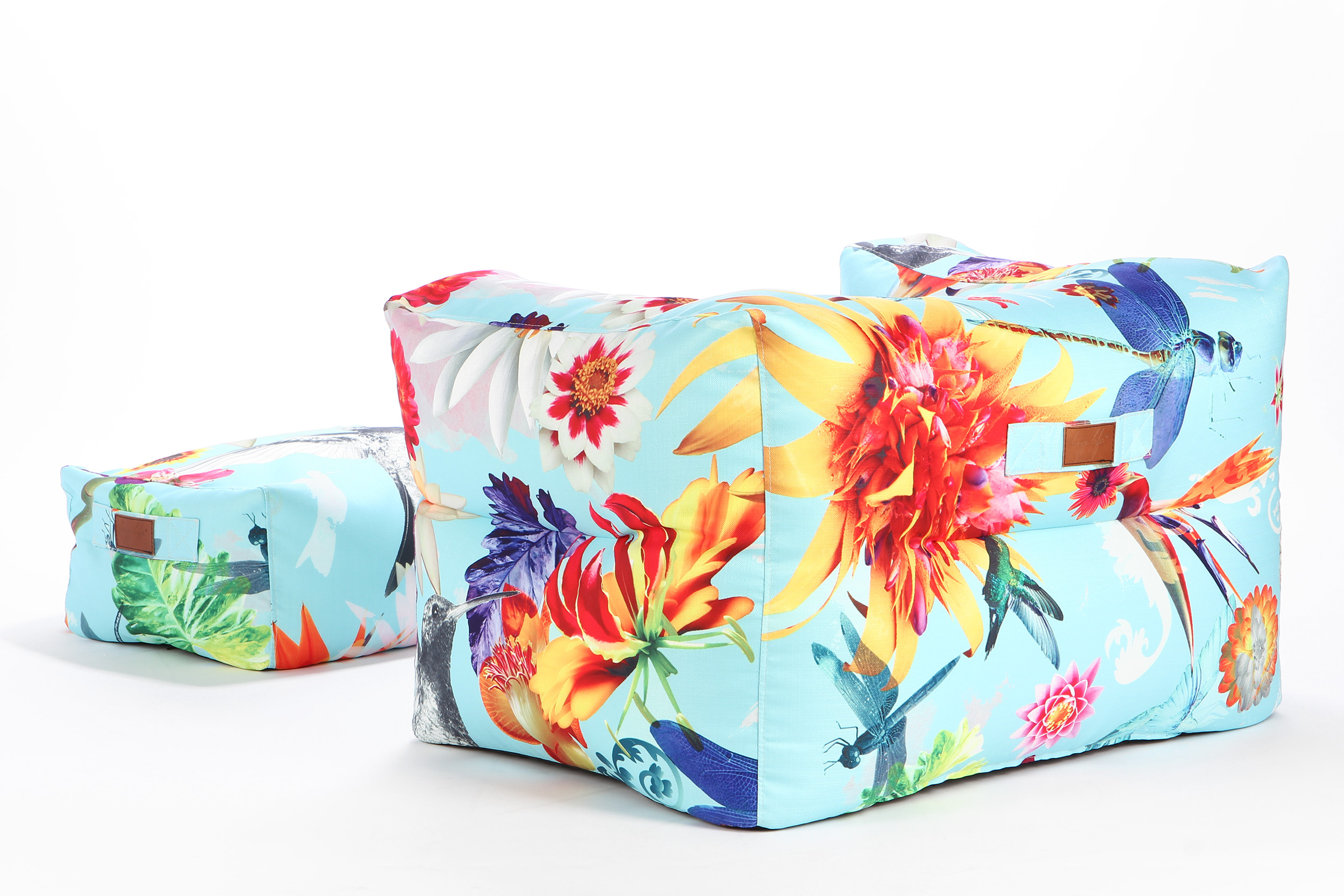 2000983113535 Кресло бескаркасное с пуфом Odeon LAZY LIFE PARIS  - Вид №2