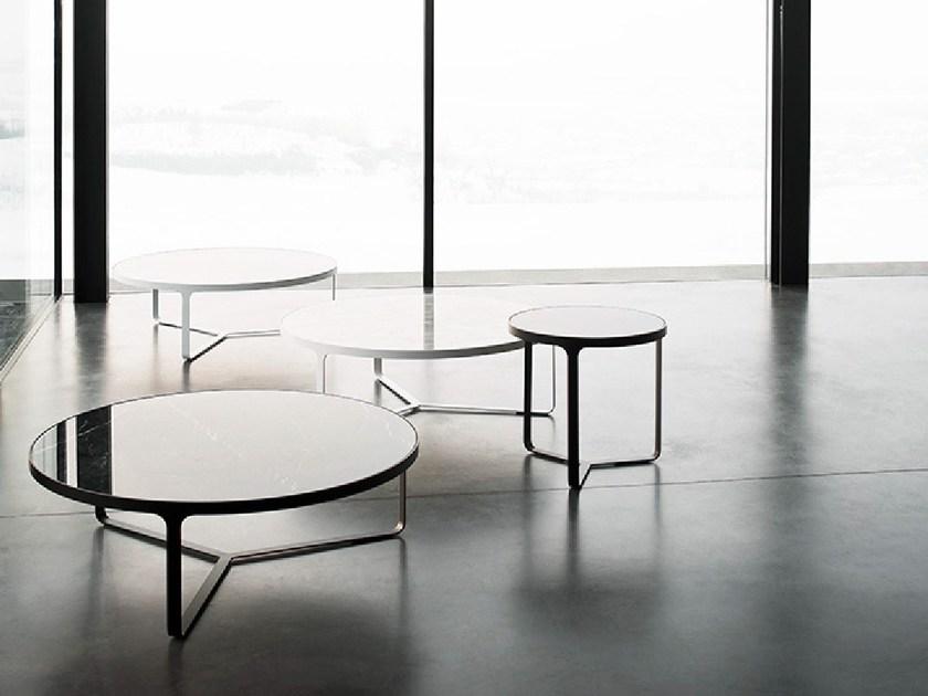 Tacchini Низкий круглый мраморный журнальный столик sun-id-1411702 - Вид №2