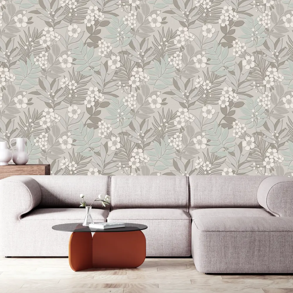 Обои флизелиновые Euro Decor Mia бежевые 1.06 м 6009-01 83684892 STLM-2071020 Santreyd - Вид №2