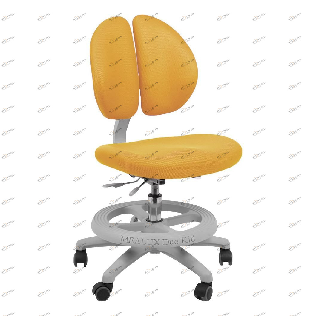 Кресло детское на колесиках желтое Duo-Kid Small MEALUX  00-3947281 Желтый Santreyd 