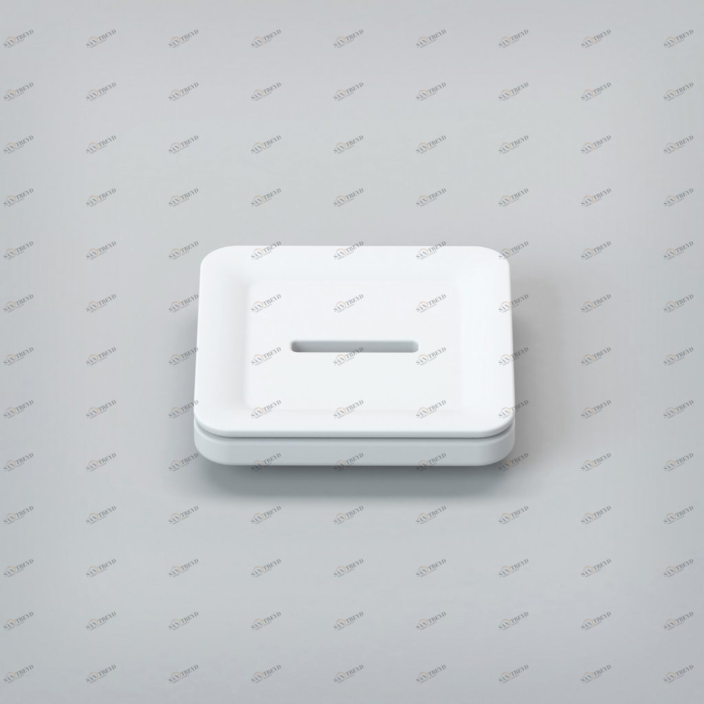 Мыльница настольная, квадратная, 10х10 CEZARES TITAN-SQUARE-SODP