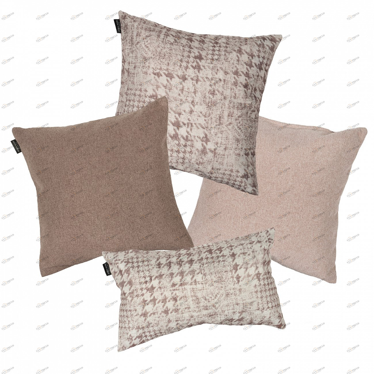 Комплект чехлов для подушек ELZA STANLY ARBEN DECOR MAGIC ОДНОТОННЫЕ 321820 Бежевый 