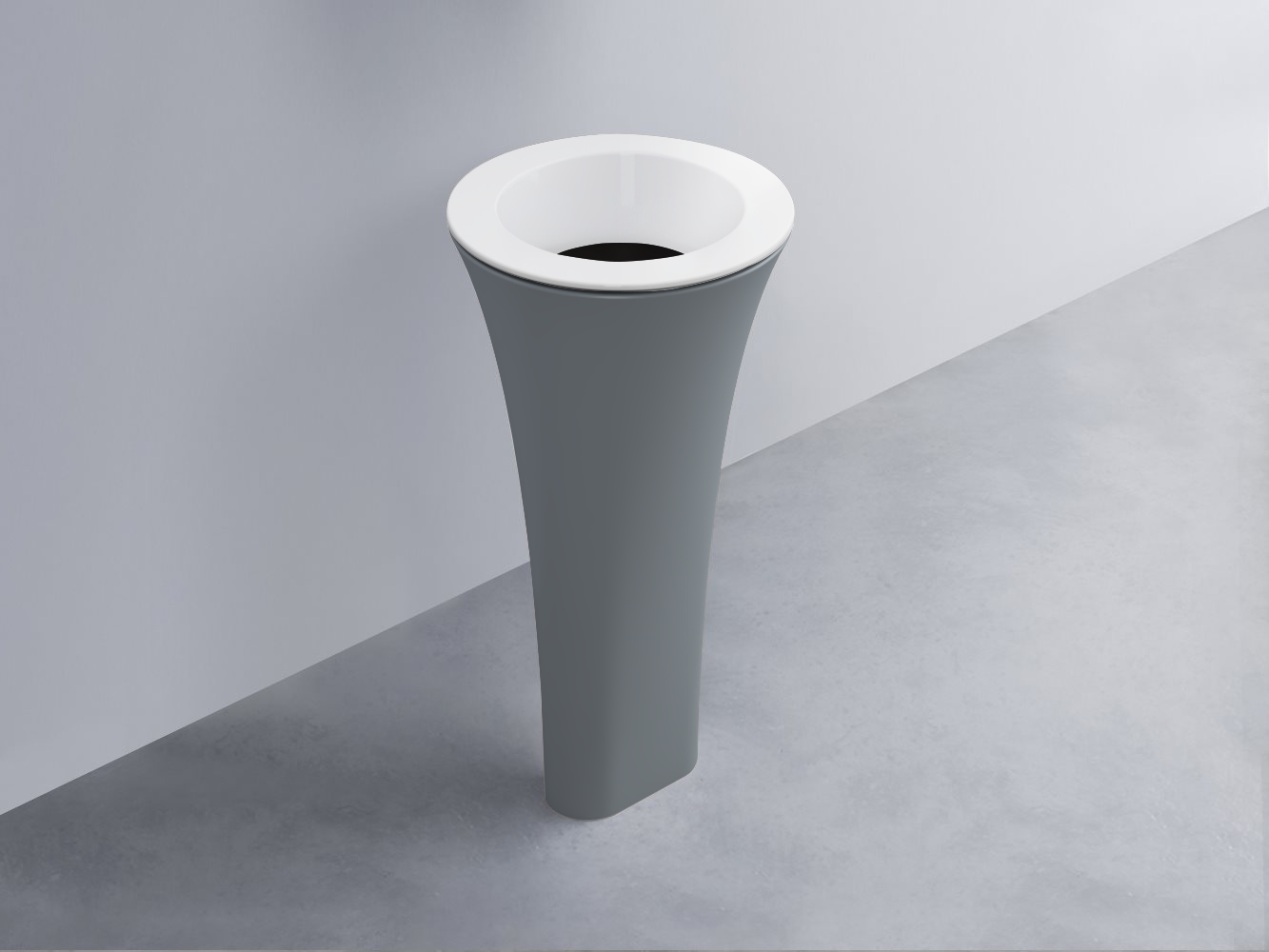 AMLA45-BL+AMPILT-LV+AMCOLT-BR Раковина Amedeo Tondo отдельностоящая cielo Enjoy + Amedeo Ceramica Cielo